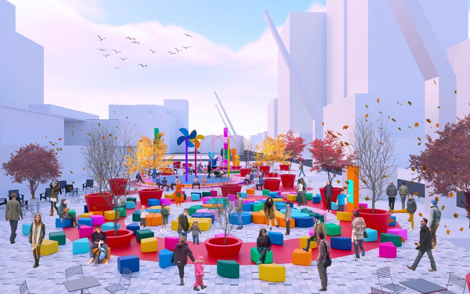 Oeuvre « Le Petit Jardin de Montréal » par Precious Plastic Montréal