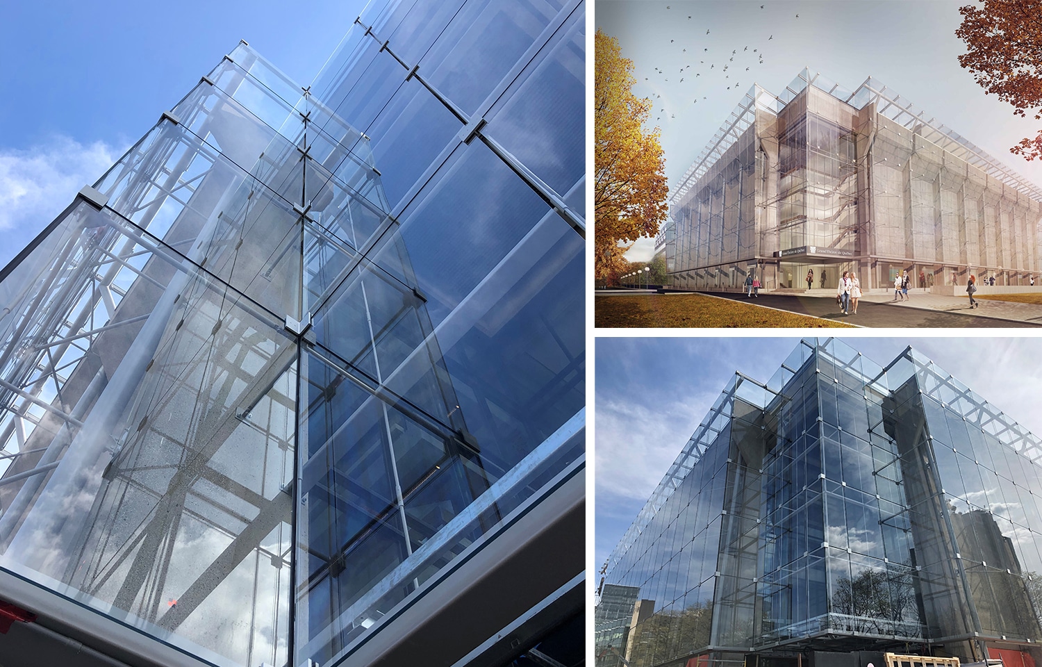 CHANTIER @ Grand Théâtre de Québec | Progression de la nouvelle paroi vitrée